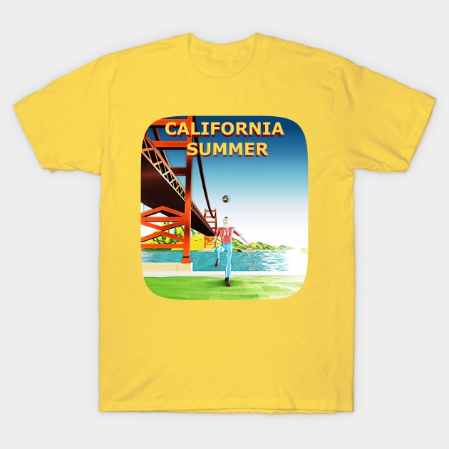 California Summer - San Francisco T-Shirt by ManeKo